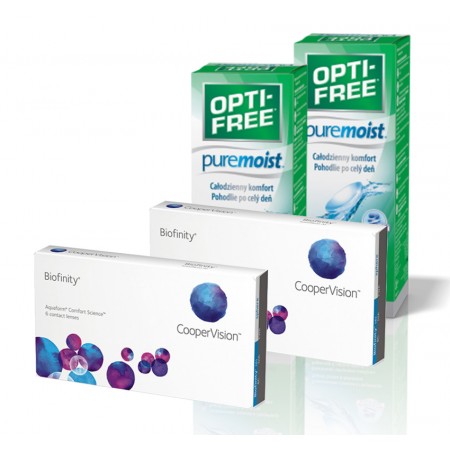  Pack Biofinity Opti-Free